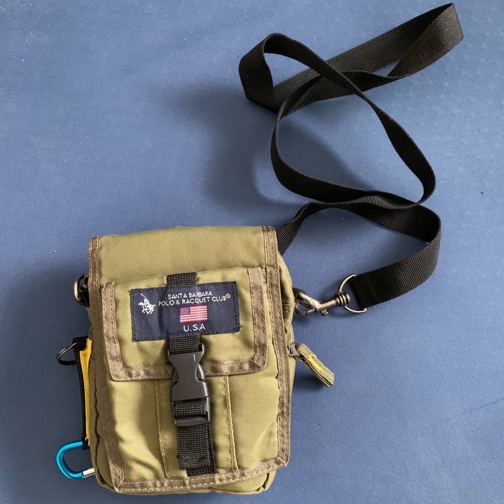 Olive Green US Polo Cross-body Bag